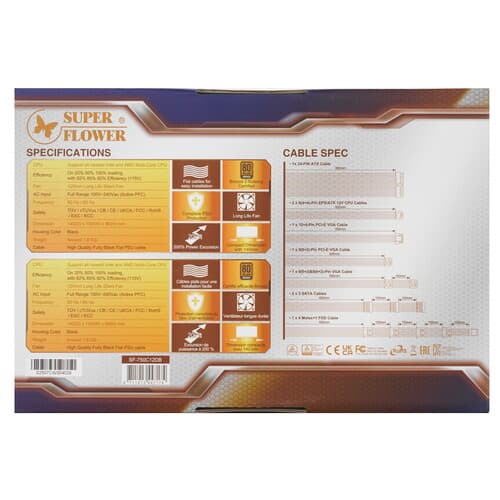 Блок питания Super Flower Combat DB SF-750C12DB  черный thumb 7