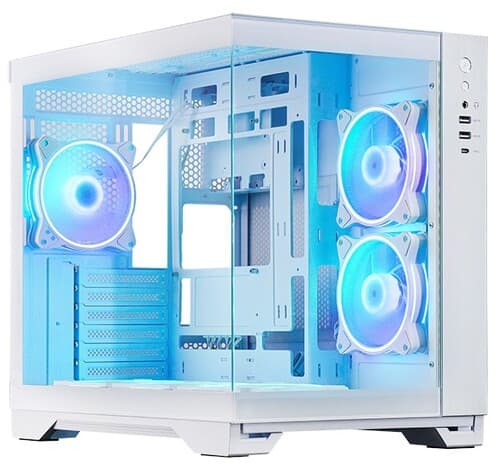 Корпус Chieftec VISIO [GM-30W-TG-OP] белый thumb 1