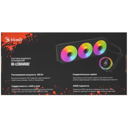 Система охлаждения Bloody BD-LC360ARGB2 черная thumb 10