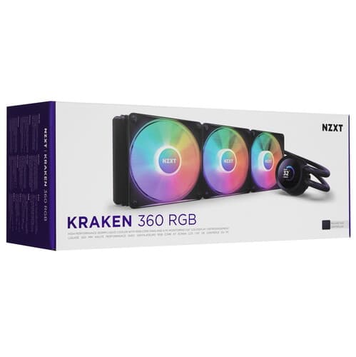 Система охлаждения NZXT Kraken 360 RGB черная thumb 11