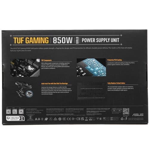 Блок питания ASUS TUF Gaming 850W Gold [90YE00S2-B0NA00] черный thumb 7