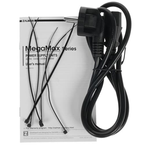 Блок питания ZALMAN MegaMax (TXll) 500W [ZM500-TXII] черный thumb 5