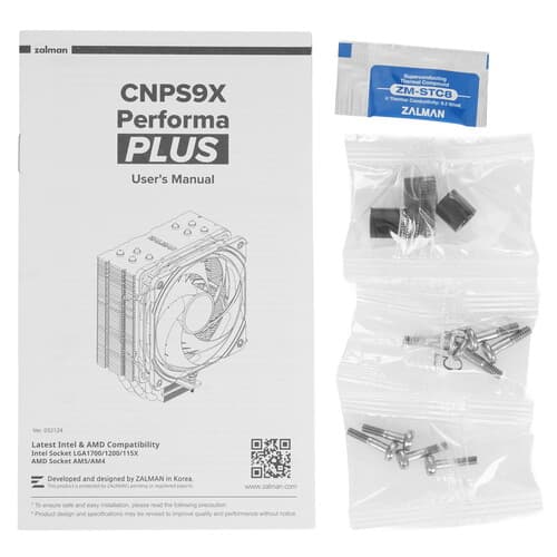 ZALMAN Кулер для процессора ZALMAN CNPS9X PERFORMA PLUS ARGB  белый, фото 11