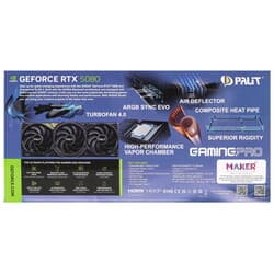 Palit Видеокарта Palit GeForce RTX 5080 GamingPro OC [NE75080S19T2-GB2031A], фото 11