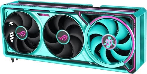 ASUS Видеокарта ASUS GeForce RTX 5080 ROG Astral OC HATSUNE MIKU EDITION [ROG-ASTRAL-RTX5080-O16G-MIKU-W], фото 4
