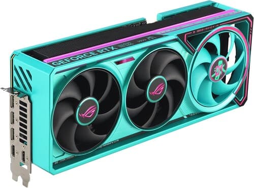 ASUS Видеокарта ASUS GeForce RTX 5080 ROG Astral OC HATSUNE MIKU EDITION [ROG-ASTRAL-RTX5080-O16G-MIKU-W], фото 2