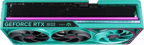 ASUS Видеокарта ASUS GeForce RTX 5080 ROG Astral OC HATSUNE MIKU EDITION [ROG-ASTRAL-RTX5080-O16G-MIKU-W], фото 12