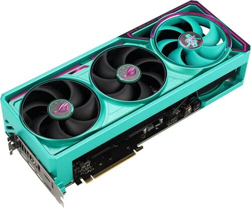 ASUS Видеокарта ASUS GeForce RTX 5080 ROG Astral OC HATSUNE MIKU EDITION [ROG-ASTRAL-RTX5080-O16G-MIKU-W], фото 3