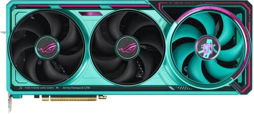 ASUS Видеокарта ASUS GeForce RTX 5080 ROG Astral OC HATSUNE MIKU EDITION [ROG-ASTRAL-RTX5080-O16G-MIKU-W]