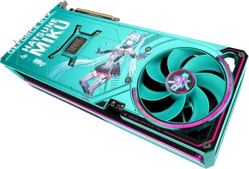 ASUS Видеокарта ASUS GeForce RTX 5080 ROG Astral OC HATSUNE MIKU EDITION [ROG-ASTRAL-RTX5080-O16G-MIKU-W], фото 11