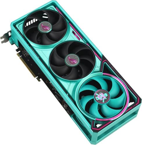 ASUS Видеокарта ASUS GeForce RTX 5080 ROG Astral OC HATSUNE MIKU EDITION [ROG-ASTRAL-RTX5080-O16G-MIKU-W], фото 7