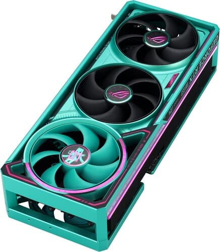 ASUS Видеокарта ASUS GeForce RTX 5080 ROG Astral OC HATSUNE MIKU EDITION [ROG-ASTRAL-RTX5080-O16G-MIKU-W], фото 6