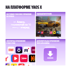 Яндекс 50" (127 см) Телевизор Яндекс ТВ Станция Бейсик QLED YNDX-00079 черный, фото 12