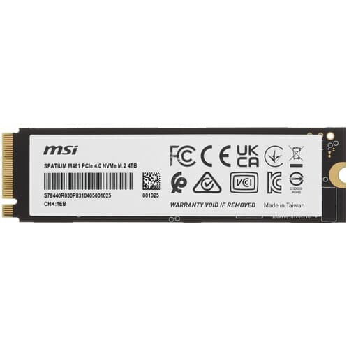 4000 ГБ M.2 NVMe накопитель MSI SPATIUM M461 [S78-440R030-P83] thumb 2