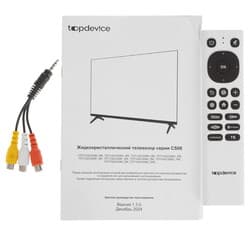 Topdevice 24" (60 см) Телевизор Topdevice TDTV24CS08H белый, фото 11