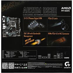 Материнская плата GIGABYTE A620M DS3H thumb 7