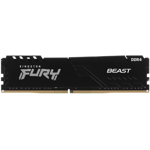Kingston FURY Оперативная память Kingston FURY Beast Black [KF432C16BB/8WP] 8 ГБ