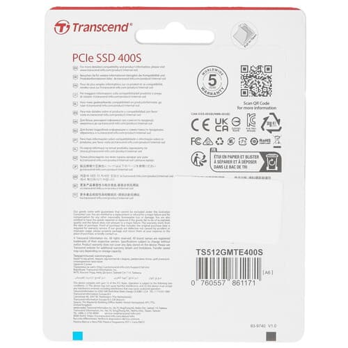 512 ГБ M.2 NVMe накопитель Transcend MTE400S [TS512GMTE400S] thumb 2