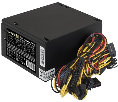 Блок питания ExeGate XP750 [EX292166RUS] черный thumb 6