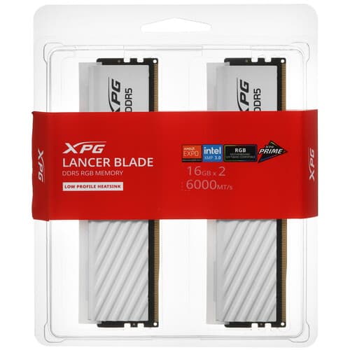 XPG (ADATA) Оперативная память ADATA XPG Lancer Blade RGB [AX5U6000C3416G-DTLABRWH] 32 ГБ, фото 5
