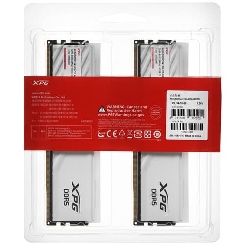 XPG (ADATA) Оперативная память ADATA XPG Lancer Blade RGB [AX5U6000C3416G-DTLABRWH] 32 ГБ, фото 4