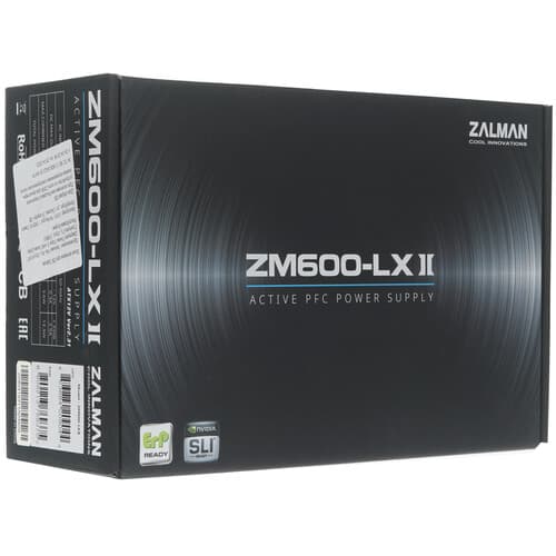 ZALMAN Блок питания ZALMAN ZM600-LXII [ZM600-LXII] черный, фото 6