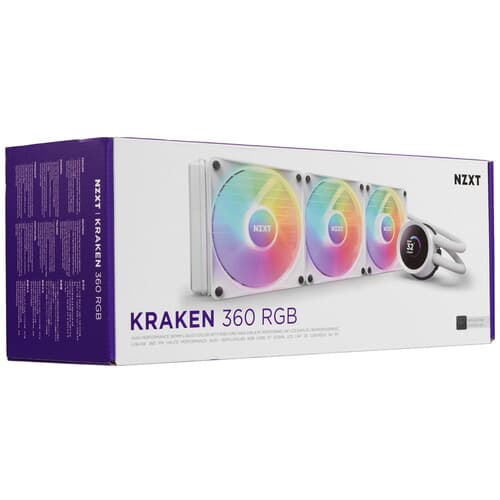 Система охлаждения NZXT Kraken 360 RGB  белая thumb 12