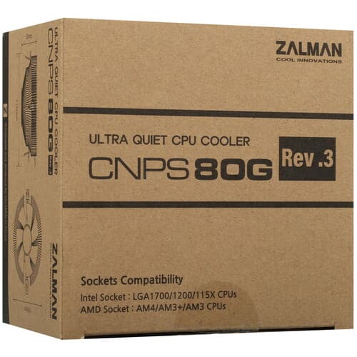 ZALMAN Кулер для процессора ZALMAN CNPS80G Rev.3  черный, фото 7