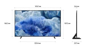 Samsung 75" (189 см) Телевизор Samsung QE75Q8FAAUXRU серый, фото 9
