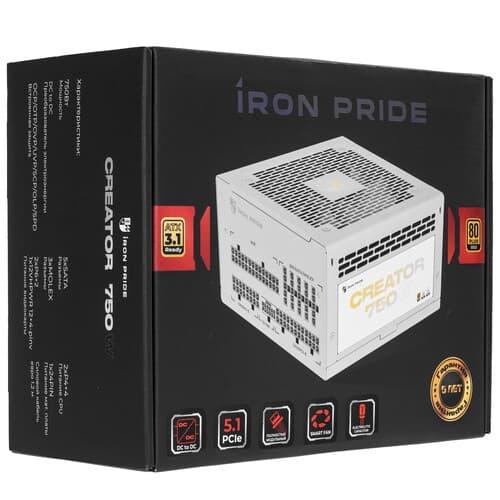 Блок питания Iron Pride Creator 750W [УФ-20250033] белый thumb 9