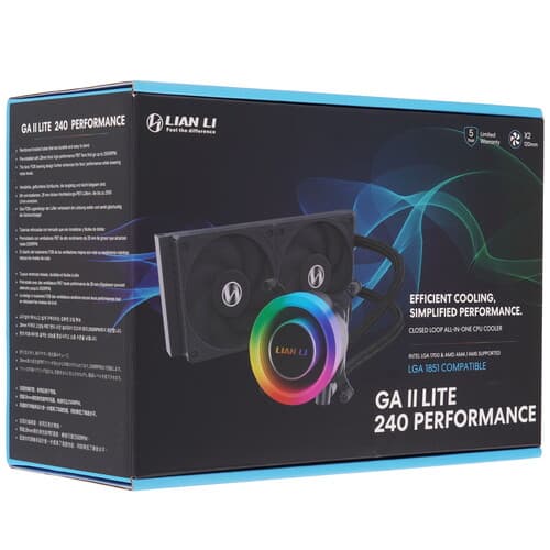 Система охлаждения LIAN LI GALAHAD II LITE 240P черная thumb 10