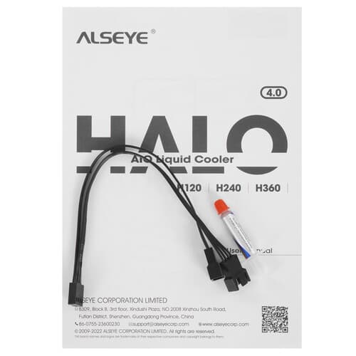 Система охлаждения ALSEYE H240 черная thumb 9