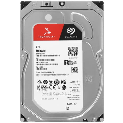 Seagate 2 ТБ Жесткий диск Seagate IronWolf [ST2000VN003]