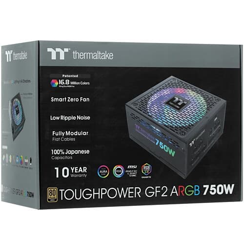 Блок питания Thermaltake Toughpower GF2 ARGB 750W [PS-TPD-0750F3FAGE-2] черный thumb 10