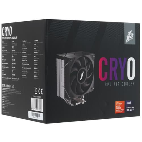 1STPLAYER Кулер для процессора 1STPLAYER CRYO CY12 [CY12-BK] черный, фото 11