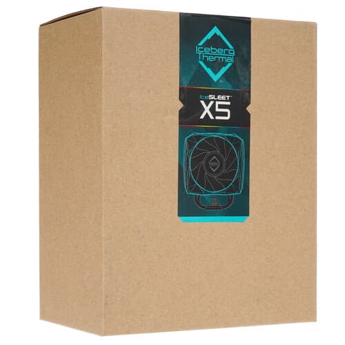 Iceberg Thermal Кулер для процессора Iceberg Thermal IceSLEET X5 [ICESLEETX5-00A] бирюзовый, фото 11