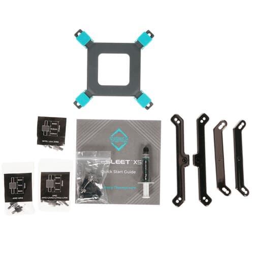 Iceberg Thermal Кулер для процессора Iceberg Thermal IceSLEET X5 [ICESLEETX5-00A] бирюзовый, фото 9