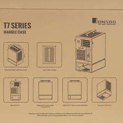 Корпус JONSBO T7 [T7Silver] серебристый thumb 15