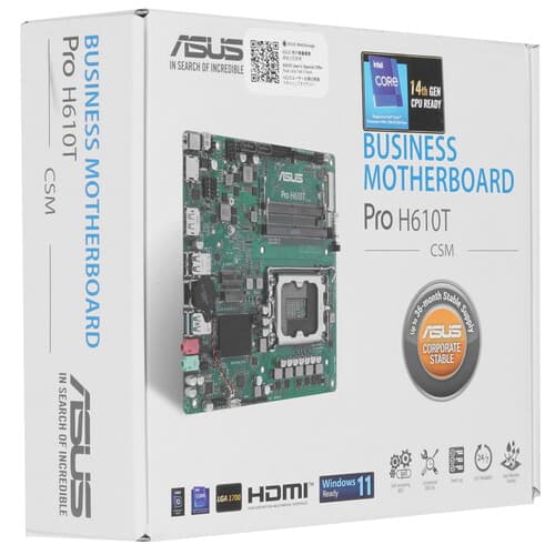 Материнская плата ASUS Pro H610T-CSM thumb 7