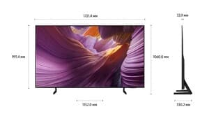 Samsung 77" (195 см) Телевизор Samsung QE77S85FAEXRU черный, фото 9