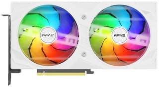 KFA2 Видеокарта KFA2 GeForce RTX 5060 Ti ROCK(X) OC 2FAN RGB White [56ISN8MDCSBK]