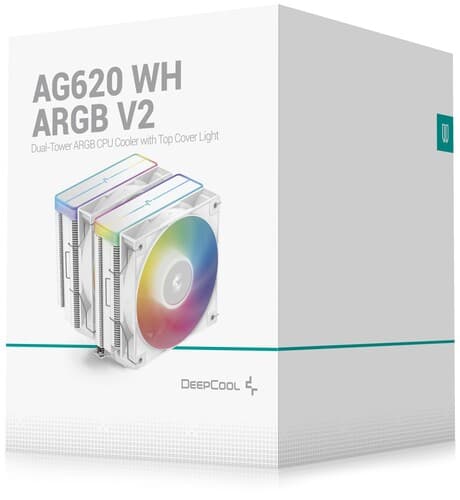 DEEPCOOL Кулер для процессора DEEPCOOL AG620 WH ARGB V2 [R-AG620-WHAMMN-GJD] белый, фото 21