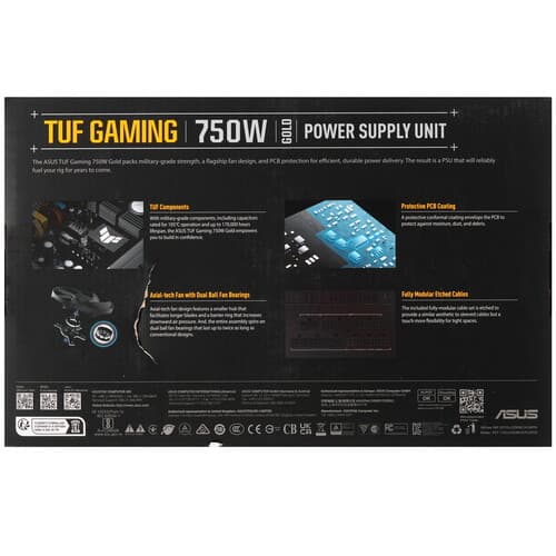 Блок питания ASUS TUF Gaming 750W Gold [90YE00S3-B0NA00] черный thumb 8