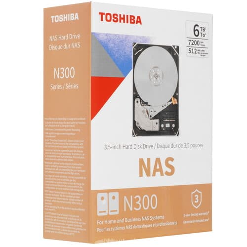 6 ТБ Жесткий диск Toshiba N300 [HDWG760AZSTA] thumb 6