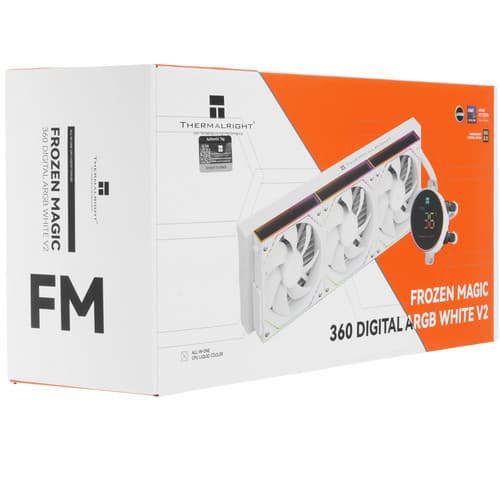 Система охлаждения Thermalright Frozen Magic 360 Digital ARGB V2  белая thumb 12