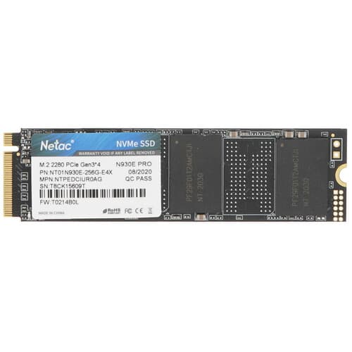 256 ГБ M.2 NVMe накопитель Netac N930E Pro [NT01N930E-256G-E4X] thumb 1