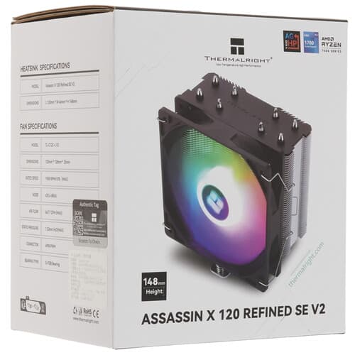 Thermalright Кулер для процессора Thermalright Assassin X 120 Refined SE V2 [TRAX120RSEV2] черный, фото 12