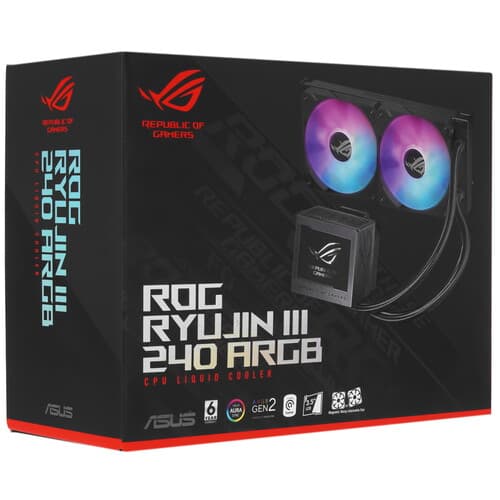 Система охлаждения ASUS ROG RYUJIN III 240 ARGB черная thumb 12