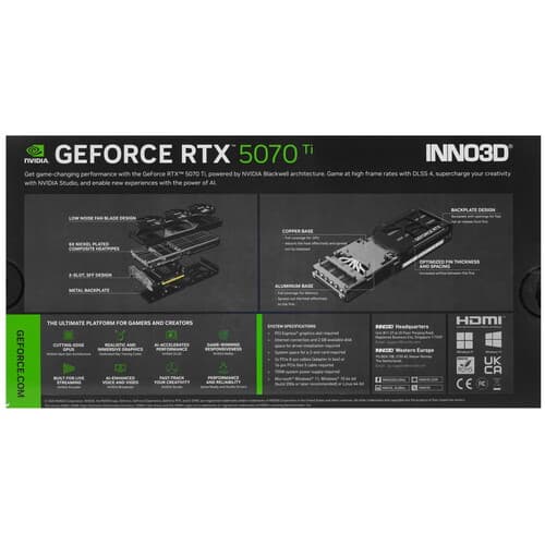 Inno3D Видеокарта INNO3D GeForce RTX 5070 Ti X3 [N507T3-16D7-176068N], фото 9