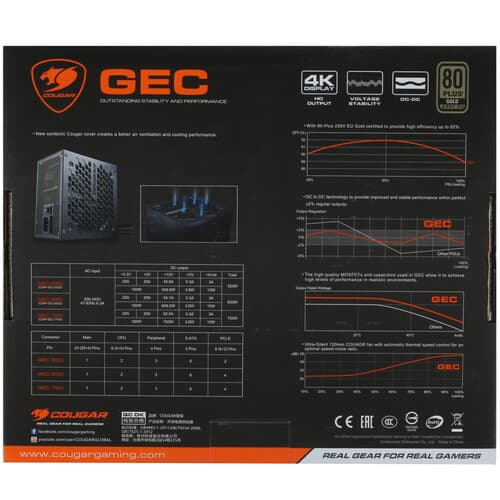 Блок питания Cougar GEC 750 [31GC075.0001P] черный thumb 7
